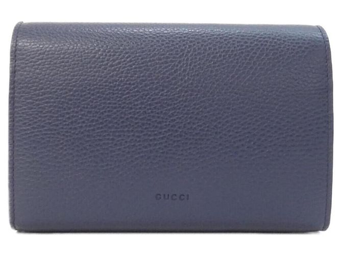 Gucci DIONYSUS 401231 CAOGN Portafoglio con catena Blu - vista 2