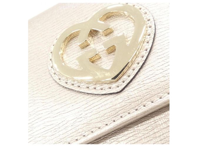 Cartera larga de cuero beige Gucci - vista 6