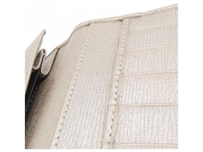 Cartera larga de cuero beige Gucci - vista 8