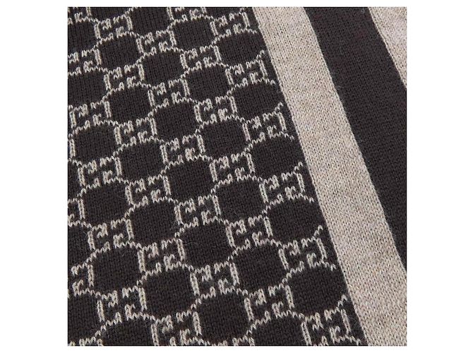 Estola Gucci en beige y marrón Castaño - vista 4