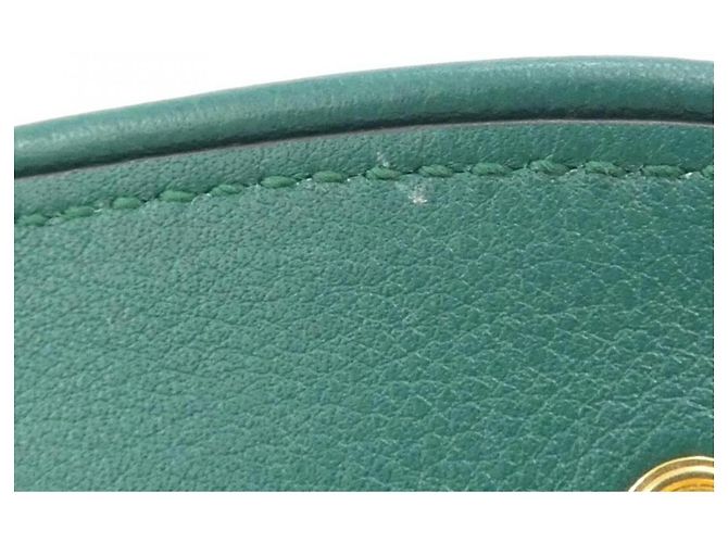 Tarjetero de cuero verde Gucci Blondie 698635 - vista 6