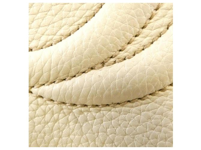 Borsa a tracolla in pelle off-white Gucci Soho Bianco sporco - vista 4