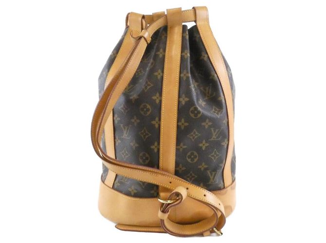 Borsa a Spalla Louis Vuitton Monogram Randonee PM Marrone - vista 2