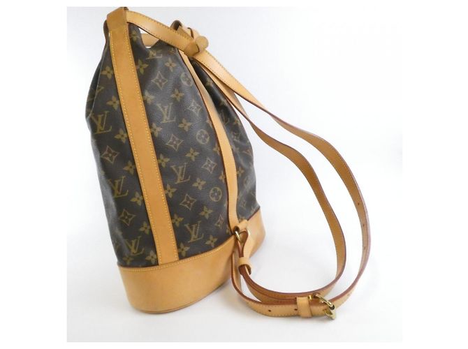 Borsa a Spalla Louis Vuitton Monogram Randonee PM Marrone - vista 7