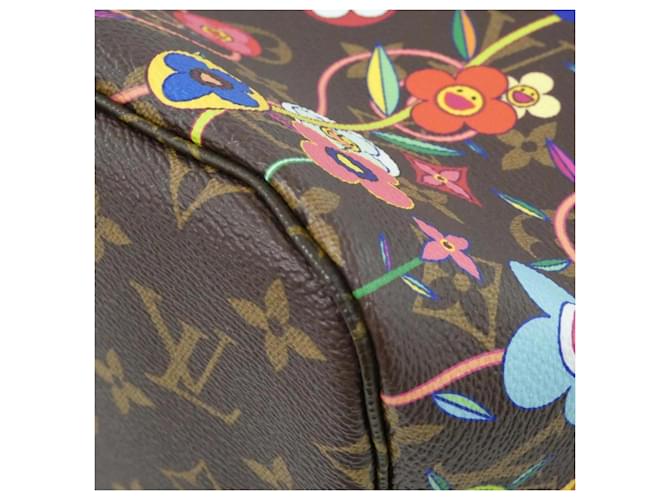 Borsa Louis Vuitton Monogram Neverfull MM Marrone - vista 2