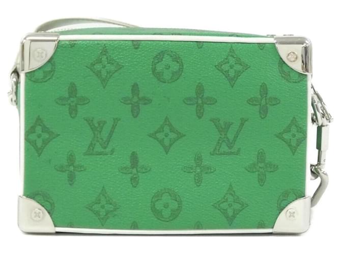 Borsa a tracolla Louis Vuitton Monogram Mini Soft Trunk Verde Verde chiaro - vista 2