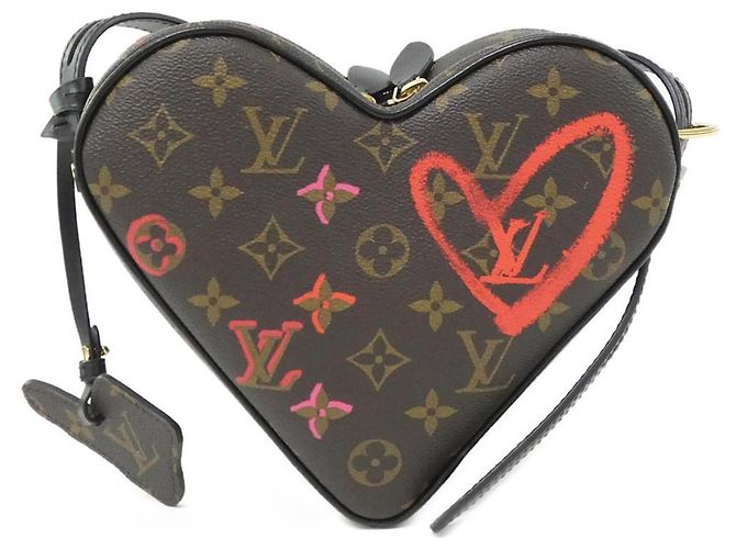 Louis Vuitton Monogram Sac Coeur M45890 Borsa a Spalla Marrone - vista 2