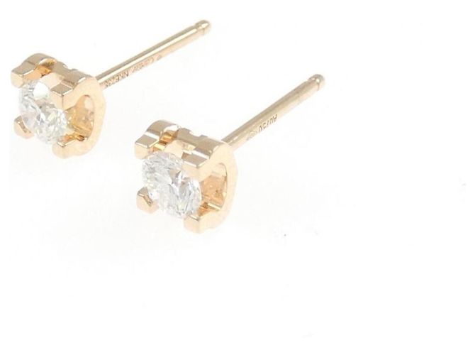 Cartier C de Stud Ohrringe Golden - Ansicht 2