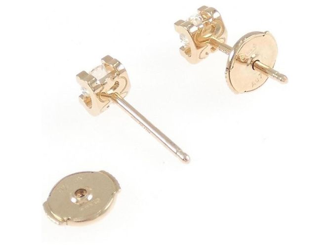 Cartier C de Stud Ohrringe Golden - Ansicht 3