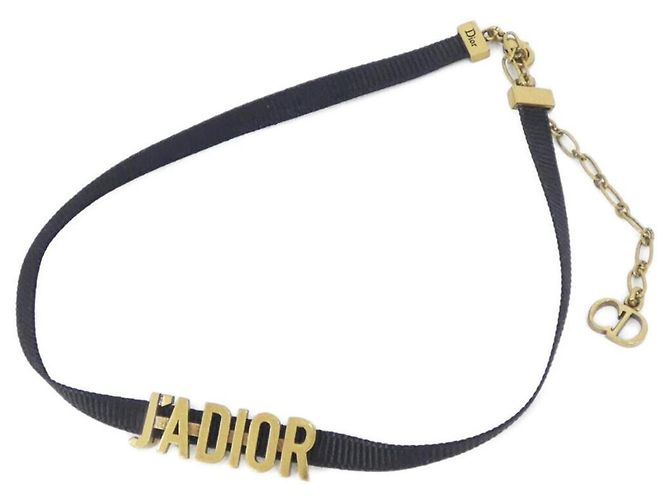 Choker Christian Dior J'Adior N0681ADRMT Nero D'oro - vista 2