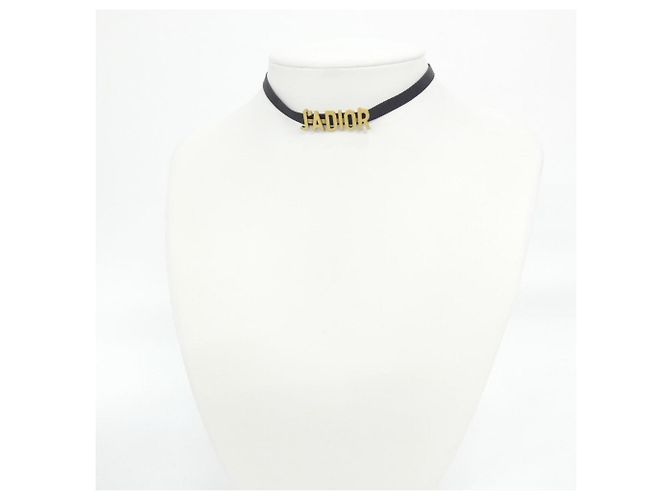 Choker Christian Dior J'Adior N0681ADRMT Nero D'oro - vista 5