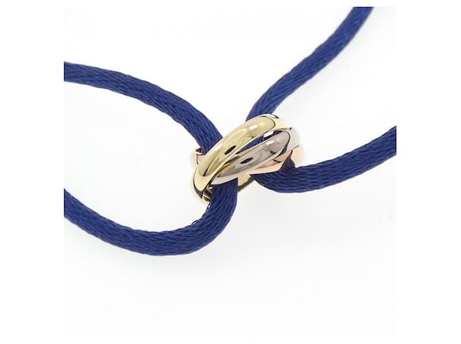 Bracciale Trinity in cordino Cartier D'oro - vista 2