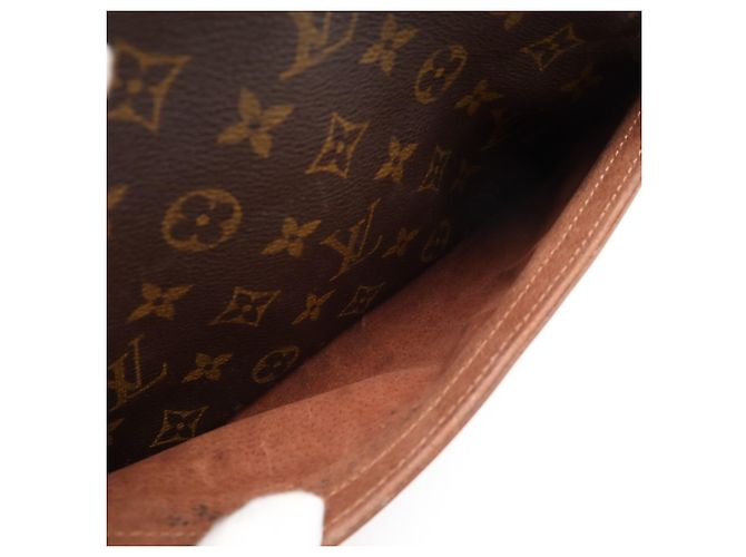 Borsa a Spalla Louis Vuitton Monogram Trocadero PM Marrone Beige Monogramma - vista 17