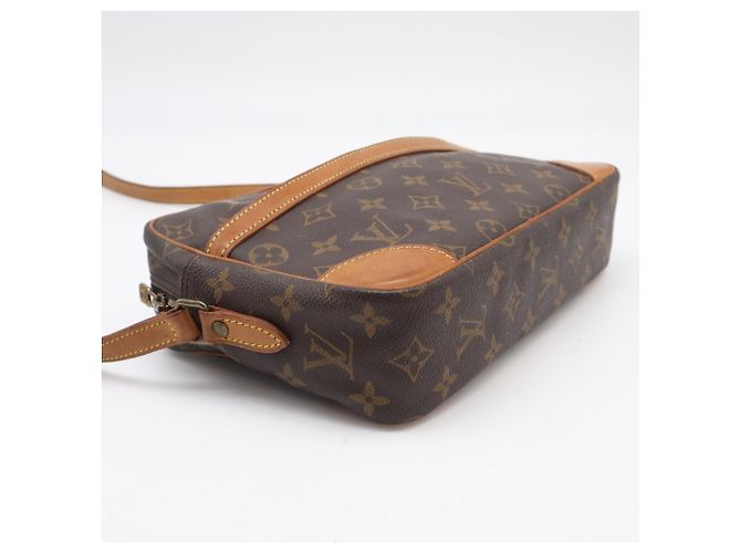 Borsa a Spalla Louis Vuitton Monogram Trocadero PM Marrone Beige Monogramma - vista 5