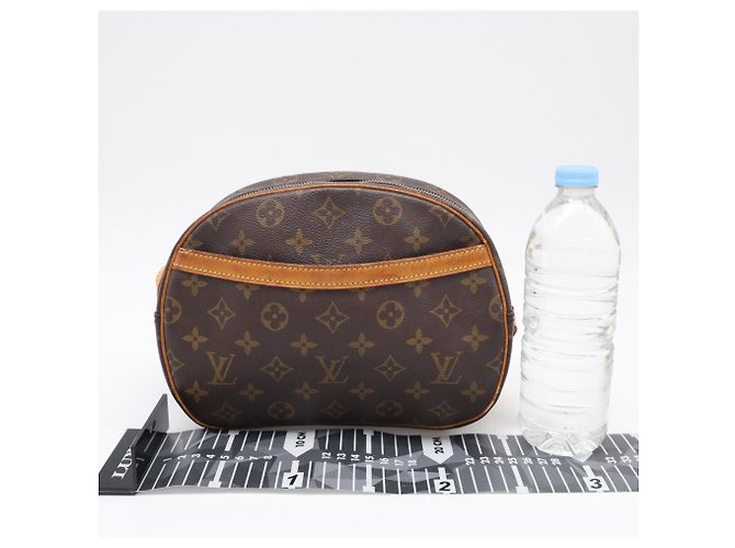 Borsa a Spalla Louis Vuitton Monogram Blois Marrone Beige Monogramma - vista 3