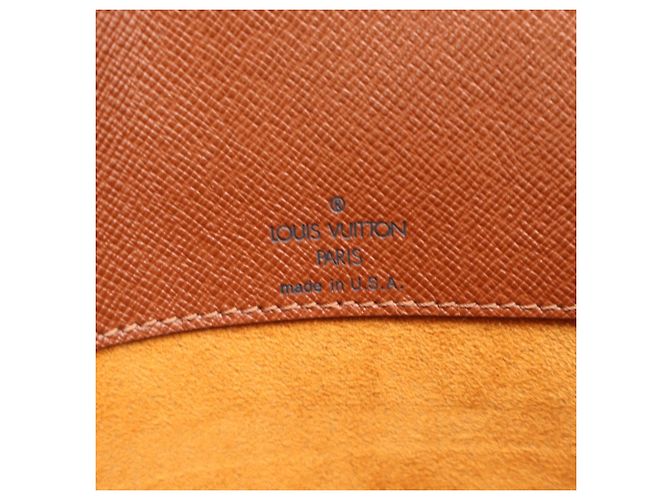 Borsa a tracolla Louis Vuitton Monogram Musette Tango Marrone Beige - vista 13