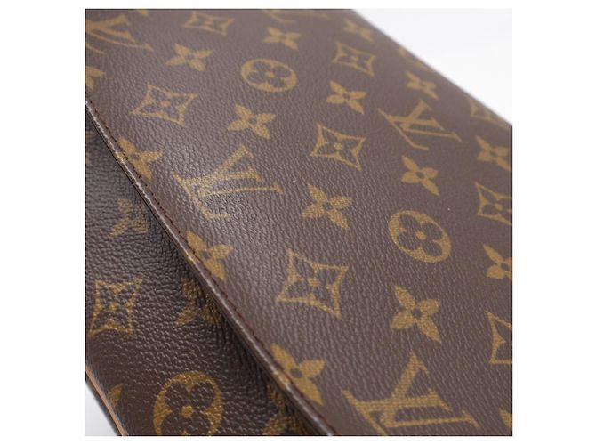 Borsa a tracolla Louis Vuitton Monogram Musette Tango Marrone Beige - vista 4