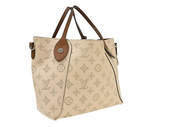 Louis Vuitton Hina Mahina Leather PM Bege - vista 2