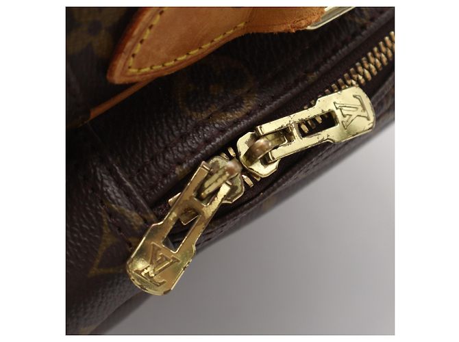 Bolso de Hombro Louis Vuitton Monogram Nile GM Castaño Beige Monograma - vista 12