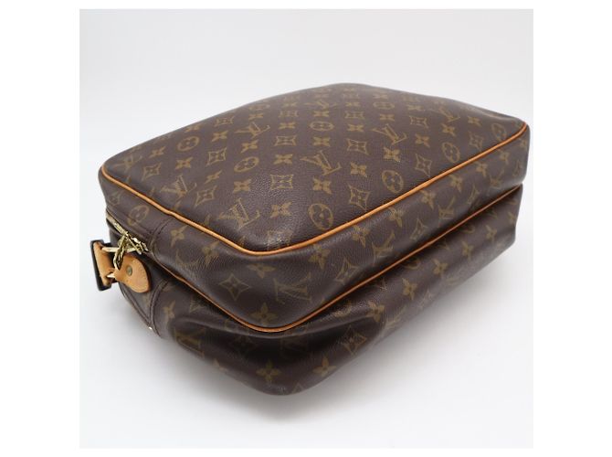 Bolso de Hombro Louis Vuitton Monogram Nile GM Castaño Beige Monograma - vista 6