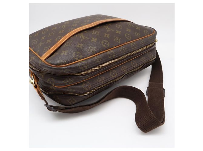 Bolso de Hombro Louis Vuitton Monogram Nile GM Castaño Beige Monograma - vista 9