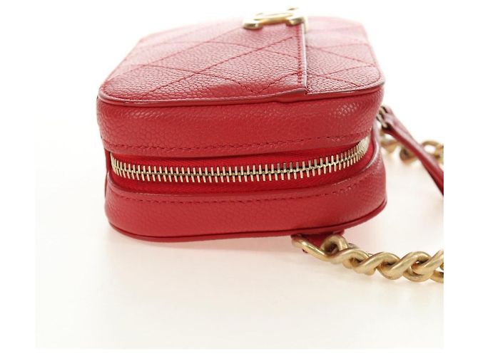 Cintura Chanel Chic Affinity Stitched Caviar Rosso - vista 4