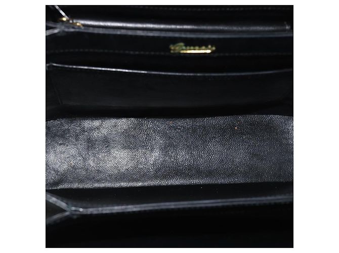Gucci Vintage Convertible Box Leather Nero - vista 5