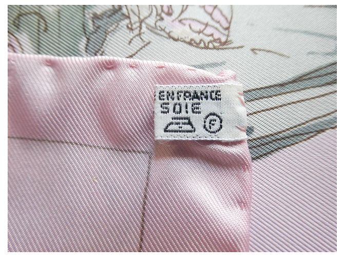 Hermès Seidentuch La Comtesse de Ségur Pink Beige - Ansicht 9