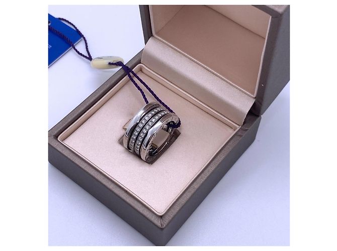 Bulgari Bvlgari B.Zero1 Platin Diamantring Silber - Ansicht 2