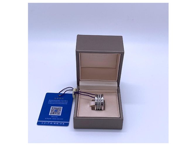 Bulgari Bvlgari B.Zero1 Platin Diamantring Silber - Ansicht 5