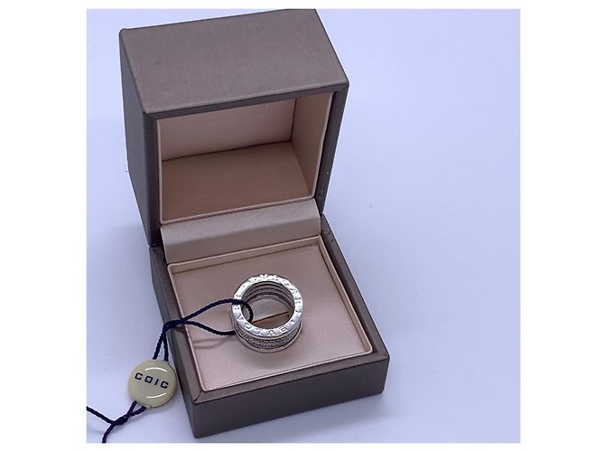 Bulgari Bvlgari B.Zero1 Platin Diamantring Silber - Ansicht 6