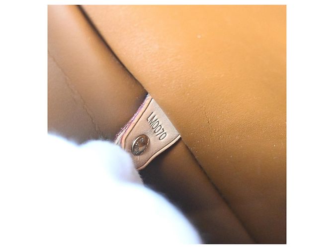 Louis Vuitton Houston Monogram Vernis Castaño - vista 5