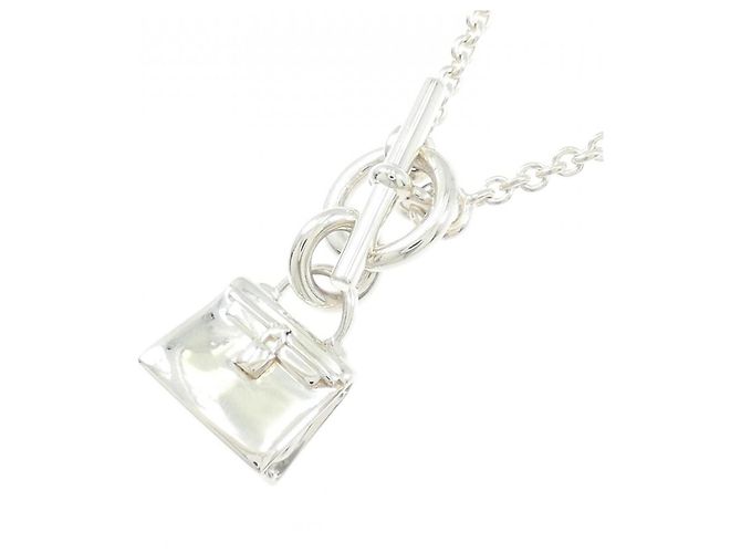Hermès Collana Amulette Kelly Hermes Argento - vista 3