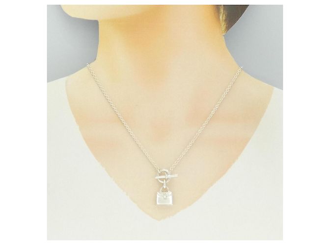 Hermès Collana Amulette Kelly Hermes Argento - vista 6