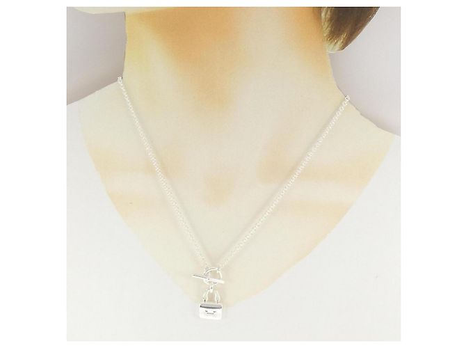 Hermès Colar Amulette Constance Hermes Prata - vista 6