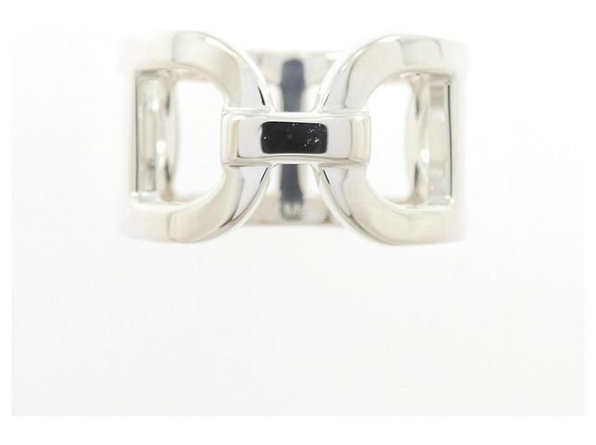 Ring Anello Hermès Ever Chaine d'Ancre Argento - vista 2