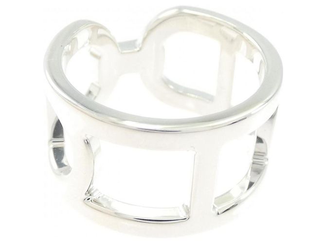Ring Anello Hermès Ever Chaine d'Ancre Argento - vista 3