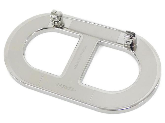 Hermes Hermès Chaine d'Ancre Brooch Schwarz Silber - Ansicht 2