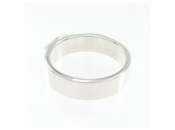 Ring Hermes Hermès Anello Collier de Chien Argento - vista 3