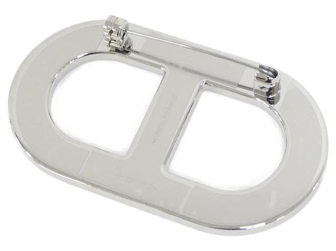 Hermès Spilla Hermes Chaine d'Ancre Marrone Argento - vista 2