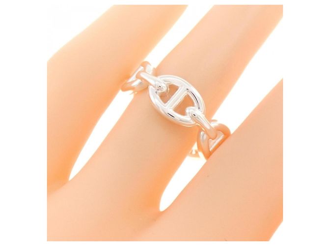 Hermes Hermès Chaine d'Ancre Enchainée Ring Plata - vista 4