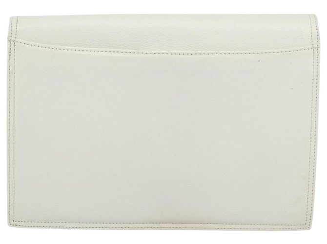 Saint Laurent Pelle Vintage Bianco - vista 2