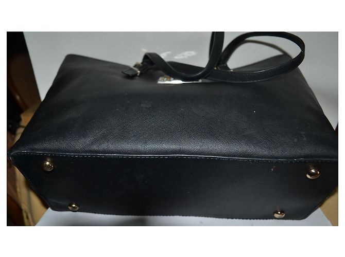 Thierry Mugler Borsa Shopper Mugler in Pelle Vegana Nera Nero - vista 5