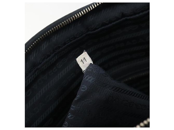 Prada Zip Around Saffiano Leather Large Blu navy - vista 7