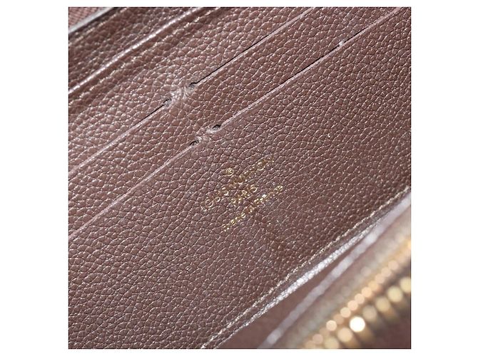 Louis Vuitton Zippy Wallet NM Leather Empreinte Brown - view 6