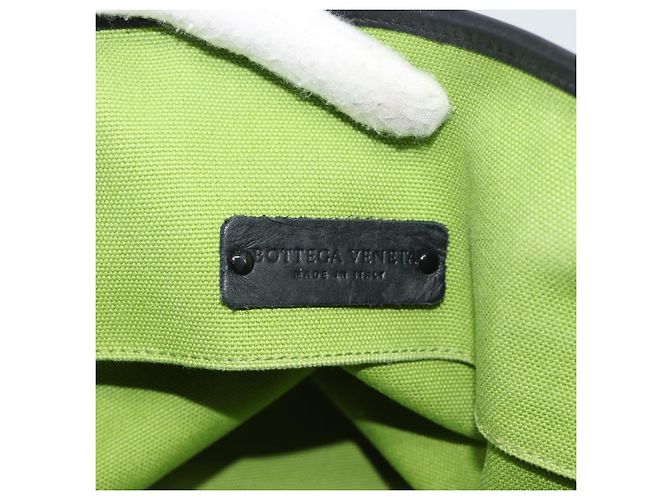 Bottega Veneta Vintage Canvas Verde - vista 6