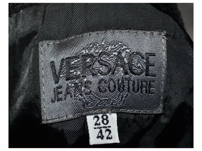 Versace Jeans Couture Mini Abito Nero - vista 4