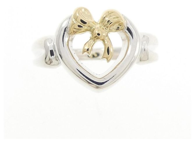 Tiffany & Co. 925 Gold- und Silberring - Ansicht 2