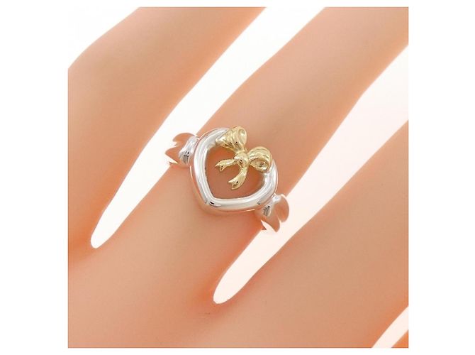 Tiffany & Co. 925 Gold- und Silberring - Ansicht 5