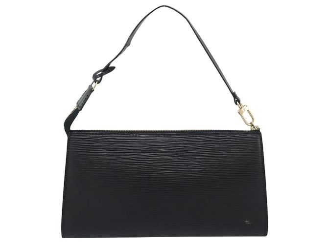 Louis Vuitton Pochette Accessoires Epi Medium Nero - vista 2